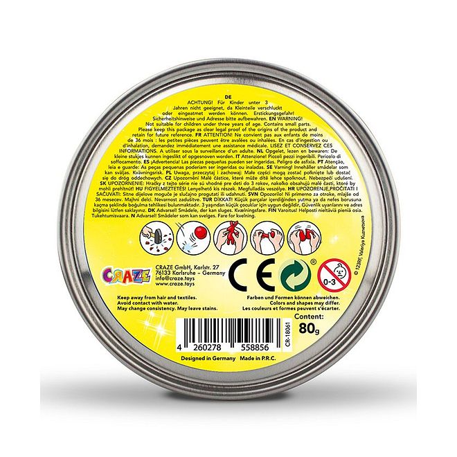 Craze Magic Dough Dr. Brown Ocean Metallic - 80 Grams - Image 4