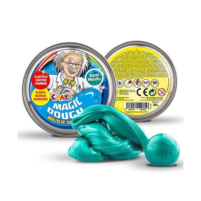 Craze Magic Dough Dr. Brown Ocean Metallic - 80 Grams - Image 1