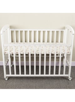 Generic Wooden Baby Bed 120x60cm - 511 White  - Image 3