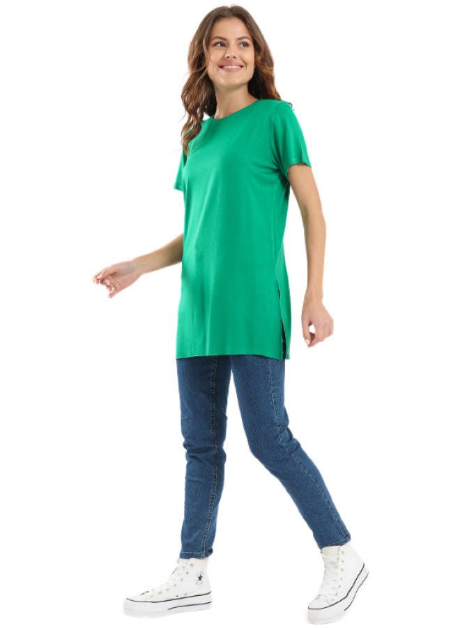 Carina Basic Viscose T-Shirt - Image 1