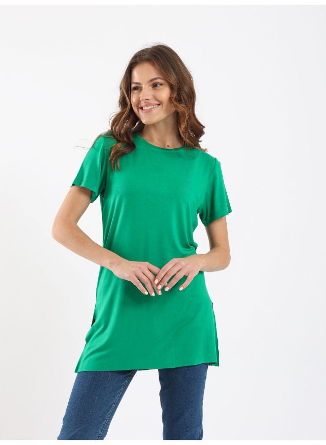 Carina Basic Viscose T-Shirt - Image 2