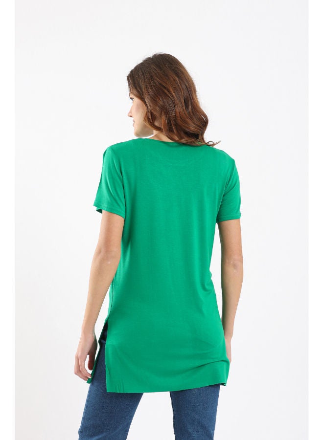 Carina Basic Viscose T-Shirt - Image 4