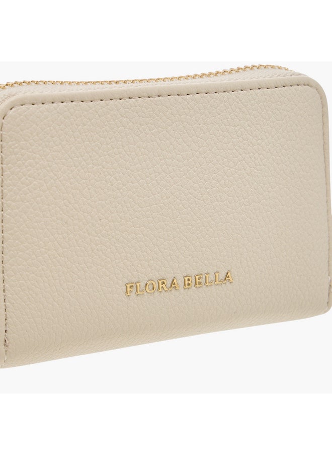 Flora Bella By Shoexpress Women's Textured Wallet with Zip Closure  - Image 3