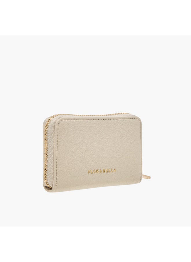 Flora Bella By Shoexpress Women's Textured Wallet with Zip Closure  - Image 2