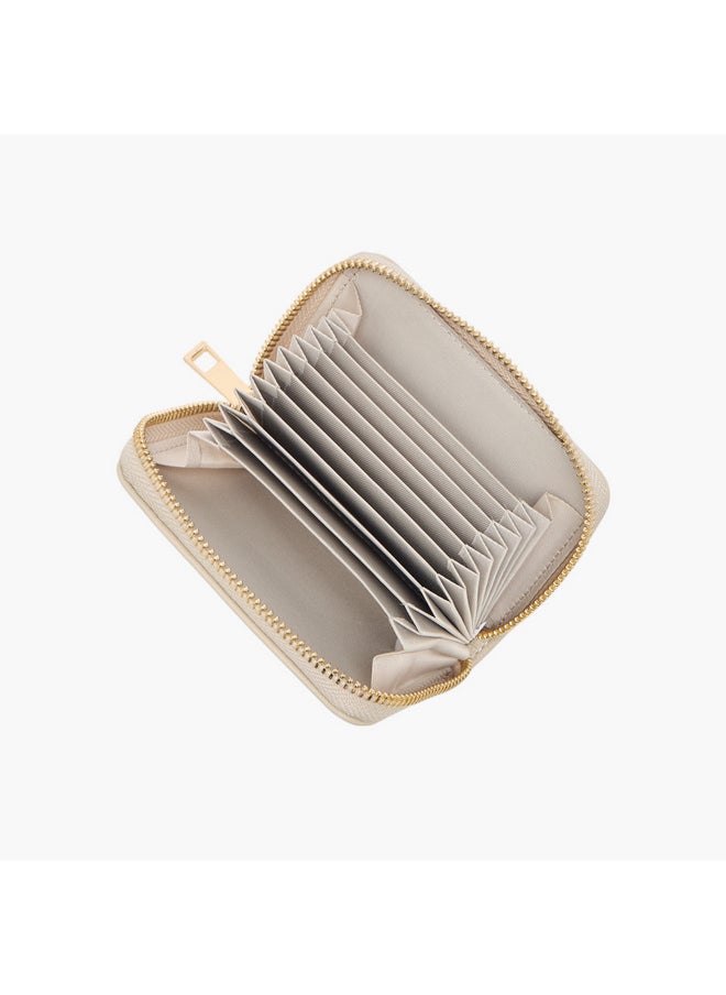 Flora Bella By Shoexpress Women's Textured Wallet with Zip Closure  - Image 5