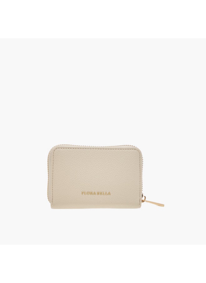 Flora Bella By Shoexpress Women's Textured Wallet with Zip Closure  - Image 1