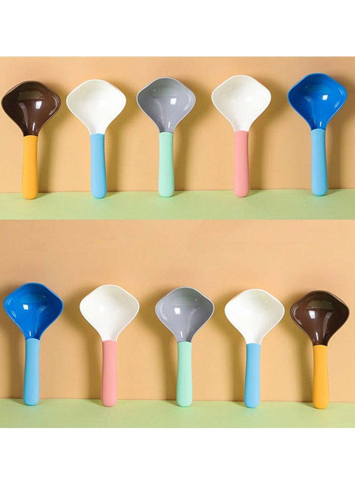 Brown pet food spoon pet supplies cat paw shape abs material odorless non-toxic sturdy durable and easy to clean - Image 3