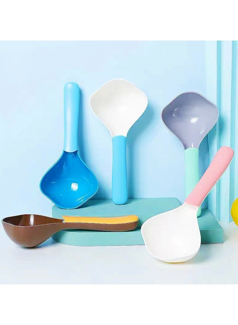 Brown pet food spoon pet supplies cat paw shape abs material odorless non-toxic sturdy durable and easy to clean - Image 4