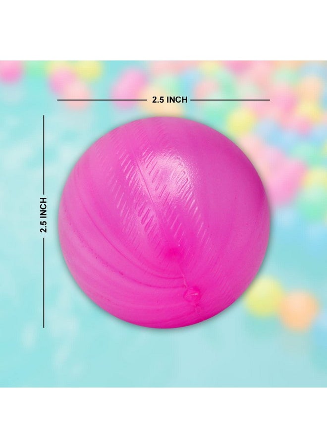LEYSIN Set of 12 Pcs Soft and Safe Multi Colour Fun Swimming Pool Balls for Kids Playing Pack of 1 (Random Color)