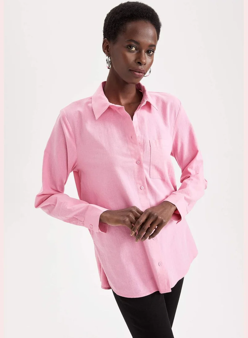 DeFacto Regular Fit Long Sleeve Shirt