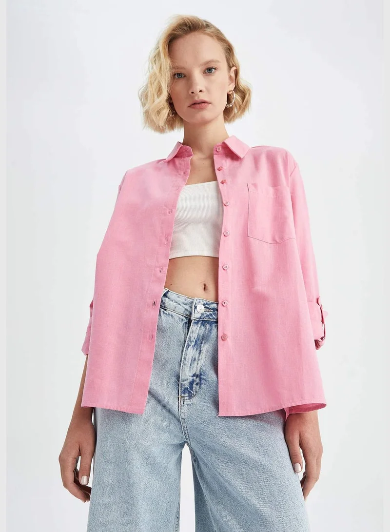 DeFacto Regular Fit Long Sleeve Shirt