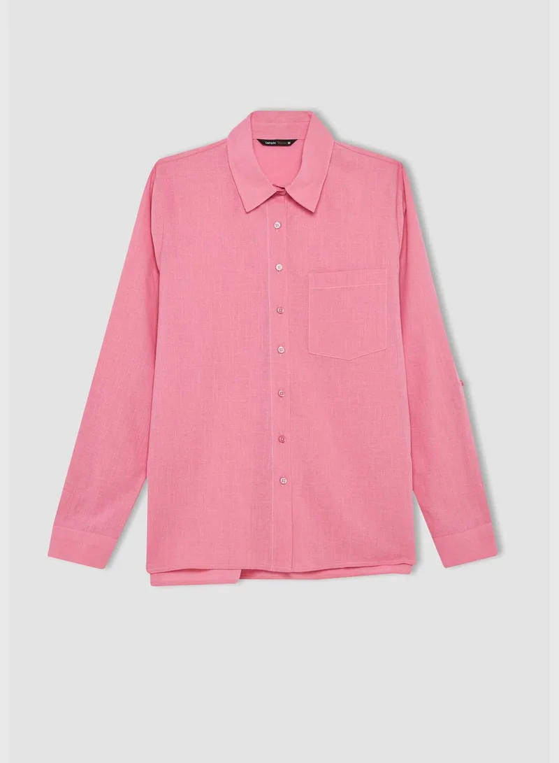 DeFacto Regular Fit Long Sleeve Shirt