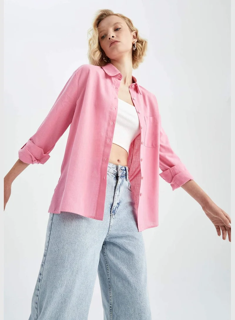 DeFacto Regular Fit Long Sleeve Shirt