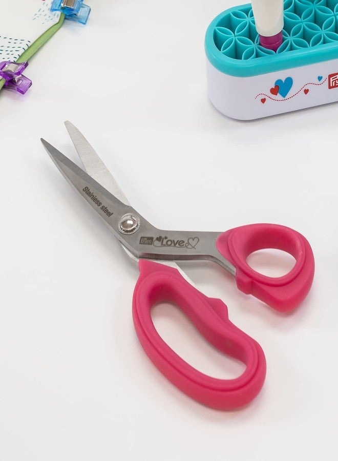 Prym Love 8 in Dressmaker Scissors, Pink - Image 4