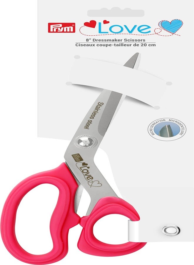 Prym Love 8 in Dressmaker Scissors, Pink - Image 1