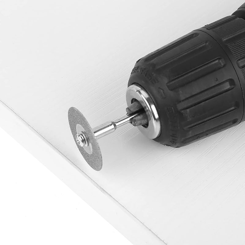 30Pcs Cutting Wheels Set with 10 Saw Blades and 2 Mandrels for Metal Wood Ceramic DIY - Image 5