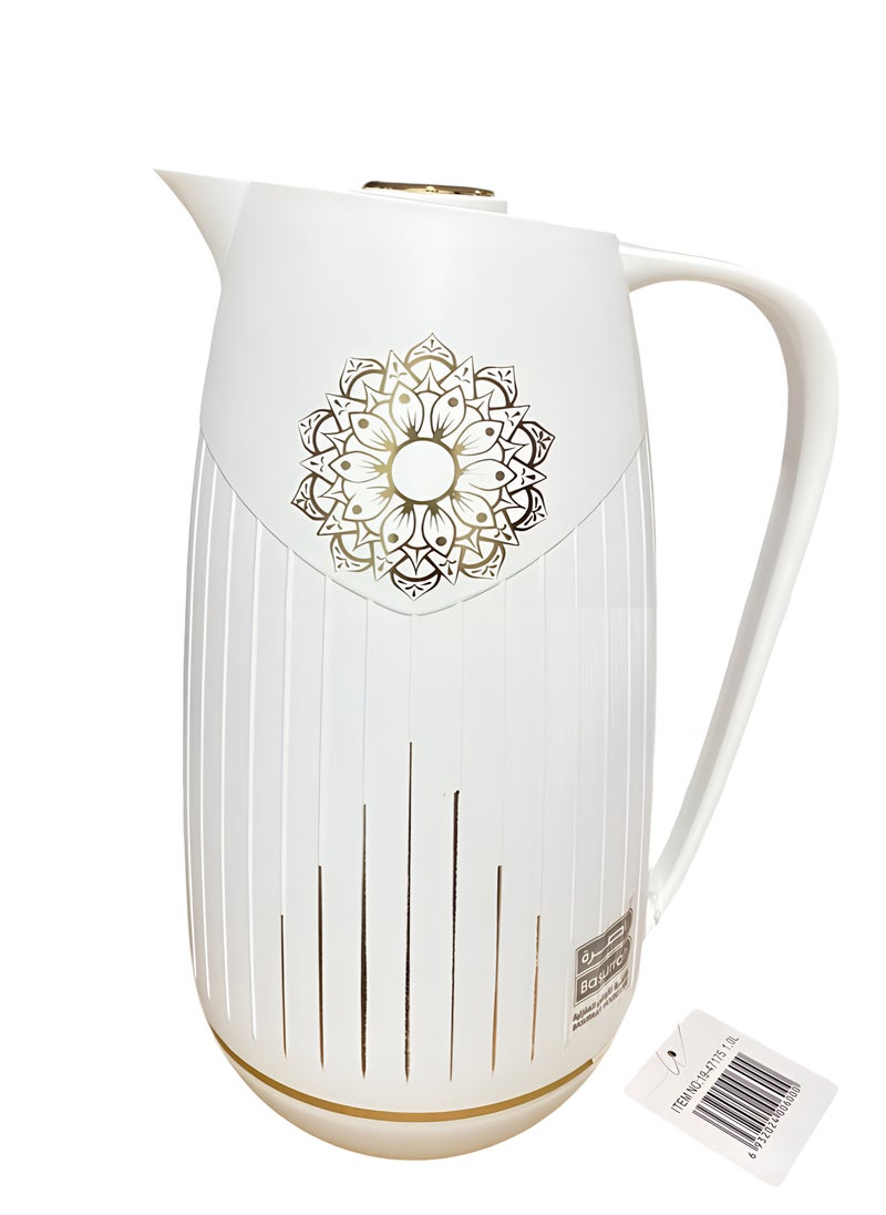 BASURRAH Tea & Coffee Thermos 1L – 12-Hour Heat Retention to Keep Your Favorite Flavor  - Image 1