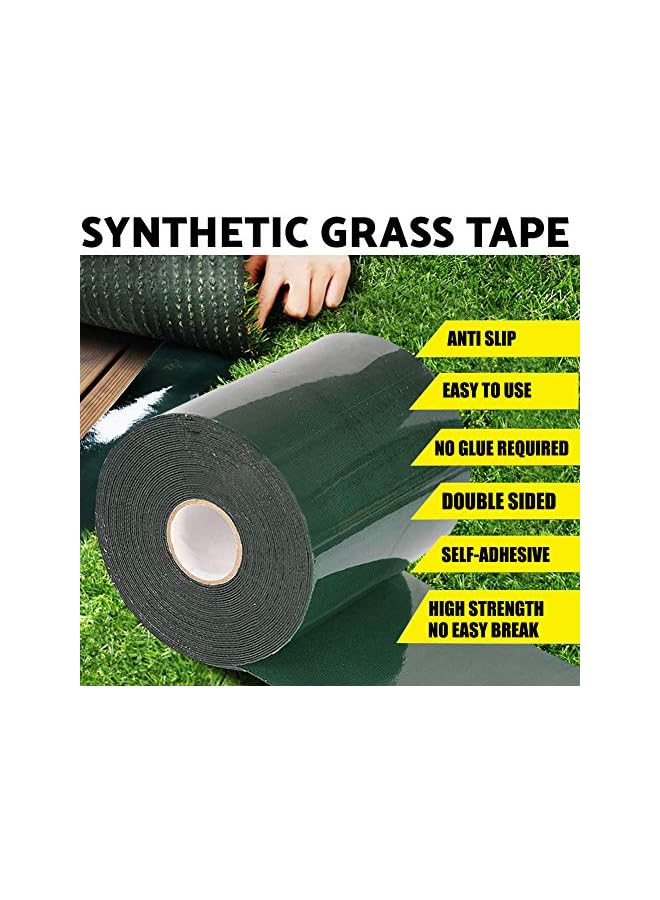 PROMASS promass Double-Sided Artificial Grass Tape,6" x33' Self-Adhesive Synthetic Turf Seam Carpet Tape for Jointing Fake Green Lawn,Mat Rug,Connecting Garden Pet Rug  - Image 3