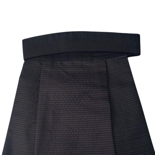 LEONARDI Mens Printed Black Cravat | Satin | Silk | polyester | pack of 1 | 12 x 9 inches | tweed fabric | Superior finishing | Packaging – White box | - Image 2