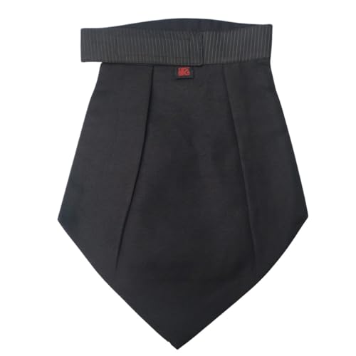LEONARDI Mens Printed Black Cravat | Satin | Silk | polyester | pack of 1 | 12 x 9 inches | tweed fabric | Superior finishing | Packaging – White box | - Image 3