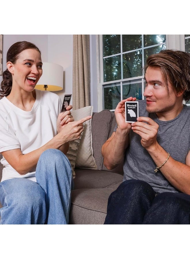 Apostrophe Games ألعاب أبوسطر: لعبة الذئب - 42 بطاقة دور، لـ 7 إلى 30 لاعب - ليلة الألعاب، للبالغين والمراهقين - لعبة لوحية تفاعلية - Image 2