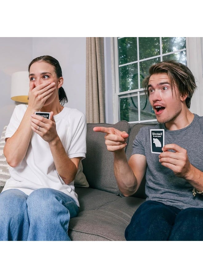 Apostrophe Games ألعاب أبوسطر: لعبة الذئب - 42 بطاقة دور، لـ 7 إلى 30 لاعب - ليلة الألعاب، للبالغين والمراهقين - لعبة لوحية تفاعلية - Image 5