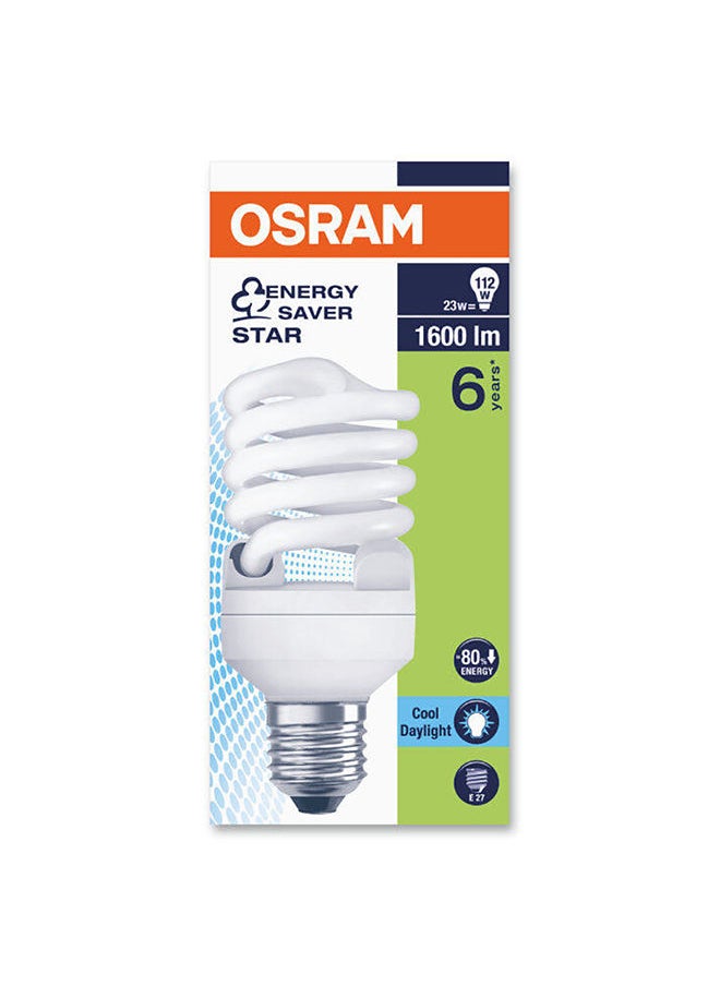 Osram 3-Piece 23W Duluxstar E27 6500K Mini Twist Compact Fluorescent Spiral Bulb Cool Day Light  - Image 3