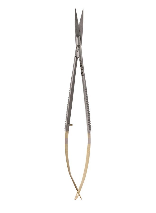 Dr. Slick 4" Spring Steel Iris Scissor ::: Curved Tip