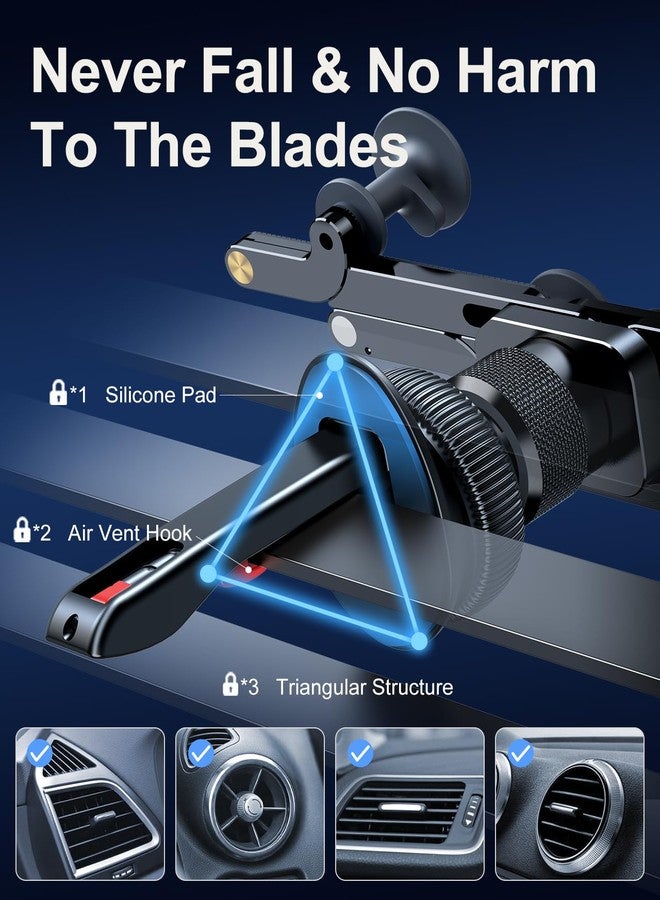 OATSBASF Gravity Car Phone Mount, Invisible Air Vent Mount for iPhone 16/15/14, Samsung Z Fold 7/6/5, Google Pixel 9/8 Pro Fold, Samsung S25 Ultra/S24 & All Phones, Fits Unfolded Foldable Phones (X06) - Image 4