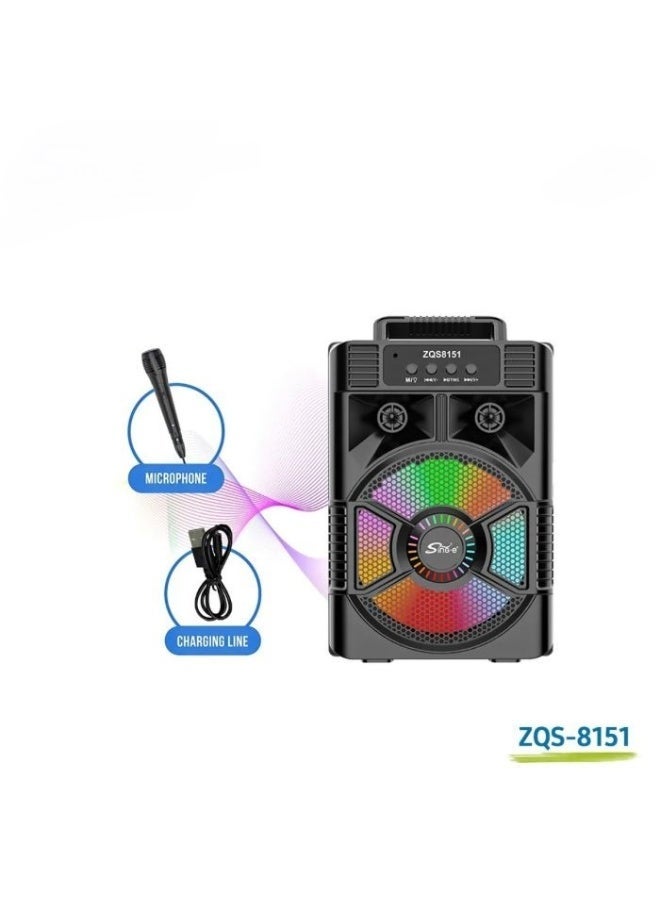 singe Portable Audio System Professional Rechargeable Wireless Bluetooth Speaker - ZQS8151 - Image 3