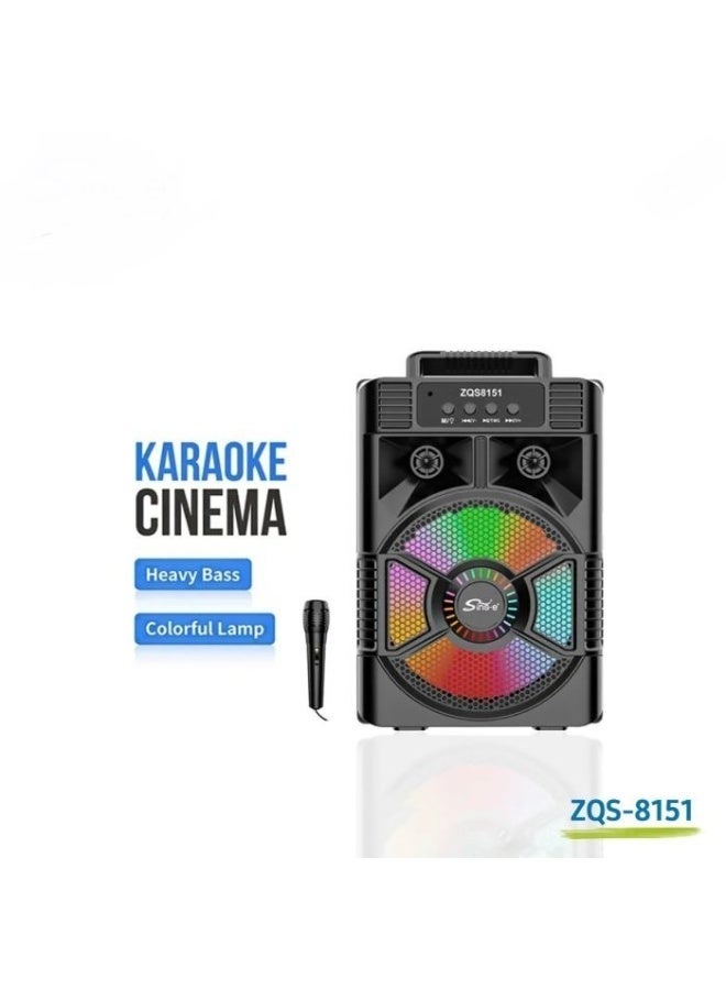 singe Portable Audio System Professional Rechargeable Wireless Bluetooth Speaker - ZQS8151 - Image 2