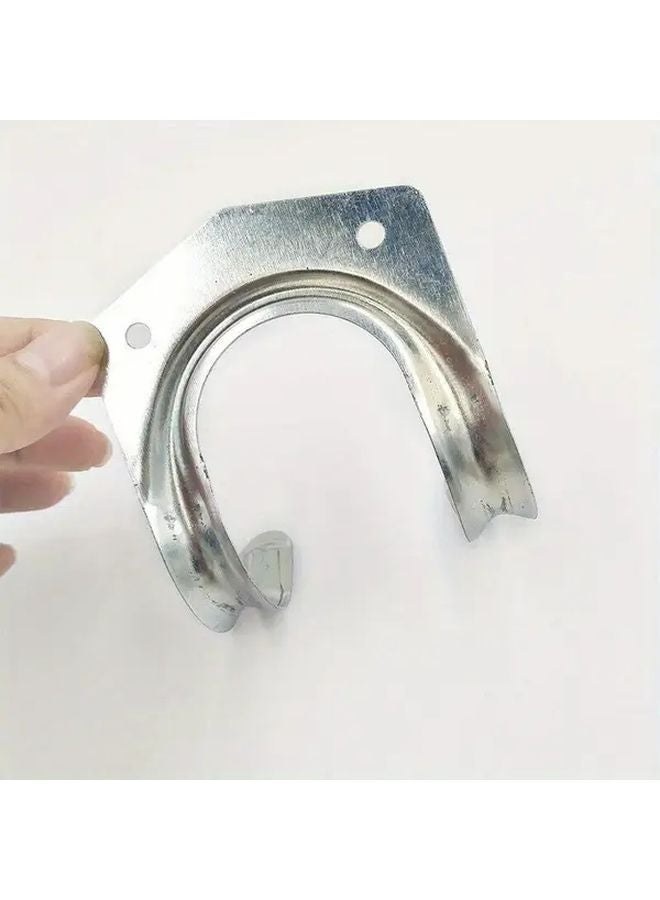 10 Wall Hooks Double Hook Industrial Grade Carbon Steel Garage Tools Storage Organizer - Image 4