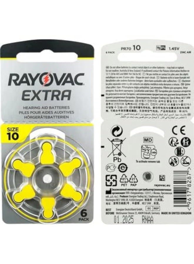 Rayovac بطارية سماعة أذن متقدمة إضافية حجم 10 (عبوة 60 قطعة) - Image 2