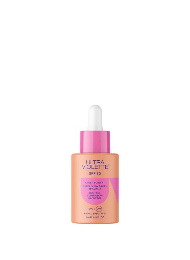 Ultra Violette Queen Screen SPF50 Bronzing Super Glow Drops 30ml - Image 1