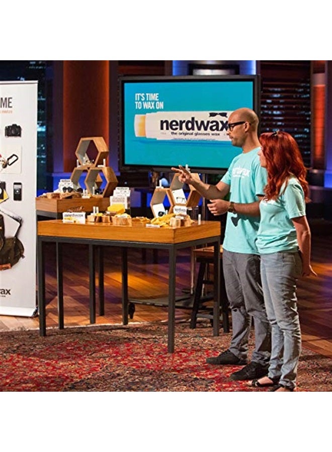 Nerdwax شمع النظارات - مفرد | توقف انزلاق النظارات | مثبت نظارات مضاد للانزلاق | كما تم عرضه في برنامج شارك تانك - Image 5