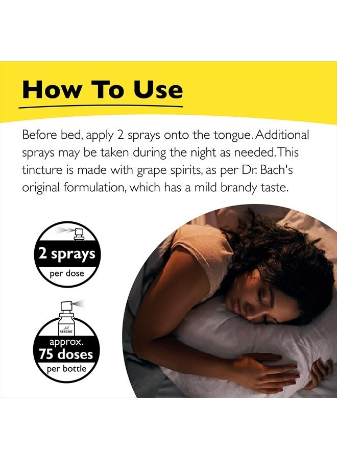 RESCUE Bach RESCUE SLEEP Spray 7mL, Natural Sleep & Stress Relief Aid, Homeopathic Flower Essence, Vegan, Free of Melatonin, Sugar, and Gluten, Non-Narcotic, Non-Habit Forming - Image 4