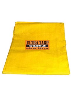 ULTRATARP UltraTarp PE Tarpaulin Virgin UV Treated 150 GSM Yellow 40 ft x 30 ft  - Image 1