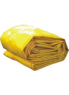 ULTRATARP UltraTarp PE Tarpaulin Virgin UV Treated 150 GSM Yellow 40 ft x 30 ft  - Image 3