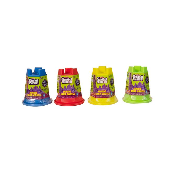 DohTime SandTime Magic Sand Castle, Soft, Moldable, Vibrant Colors, 3 Years+ - 1 Piece - Image 1