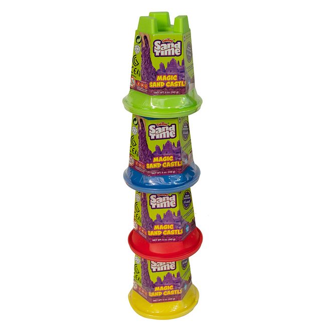 DohTime SandTime Magic Sand Castle, Soft, Moldable, Vibrant Colors, 3 Years+ - 1 Piece - Image 2