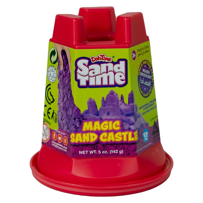 DohTime SandTime Magic Sand Castle, Soft, Moldable, Vibrant Colors, 3 Years+ - 1 Piece - Image 5