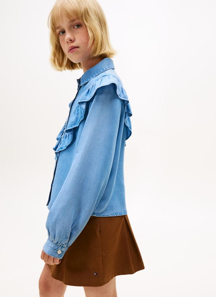 TOMMY HILFIGER Kids Camp Ruffle Top - Image 3