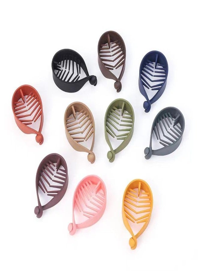 VORSET 3 Pcs Fishtail Hair Clip Banana Style Fiah Hair Clip Hair Accessories For Women And Girls Fishtail small size stylish hair clips (Multicolour) - Image 1