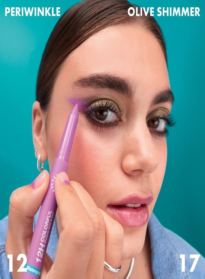 سيفورا مجموعة سيفورا قلم تحديد العيون وظلال العيون الملونة لمدة 12 ساعة - 12 نكة غير لامعة (1.40 جم) - Image 5