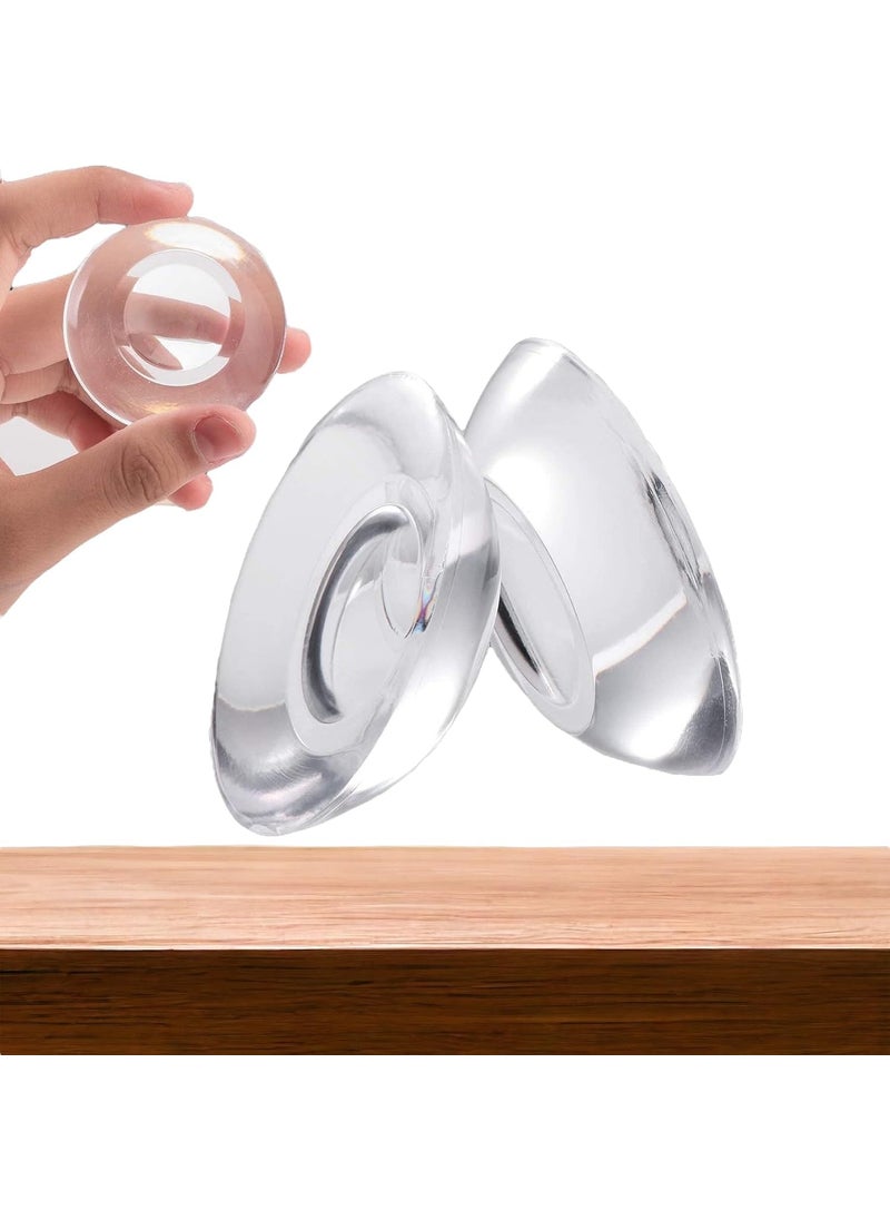 SIRTERIQ SIRTERIQ Strip Door Handle Bumper Soft Wall Protector Self Adhesive Door Knob for Wall Shield Guard Sliding Clear Door Bumpers Stopper Silencer 10Pcs Transparent 224 inch 4pcs Reusable Door Knob 