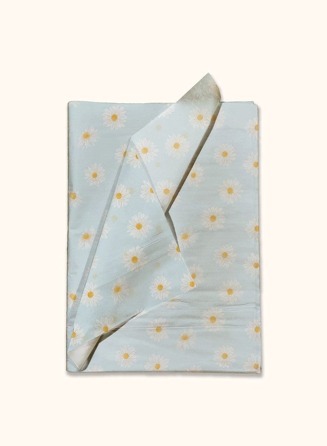 Pro Supply Global Daisies Printed Tissue Paper - Decorative Tissue for Decoupage - Spring Tissue Paper | 24 Sheets 20" x 30" - Image 2