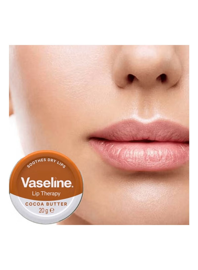 فازلين مرطب للشفاه بزبدة الكاكاو من فازلين - 20جم - Image 3