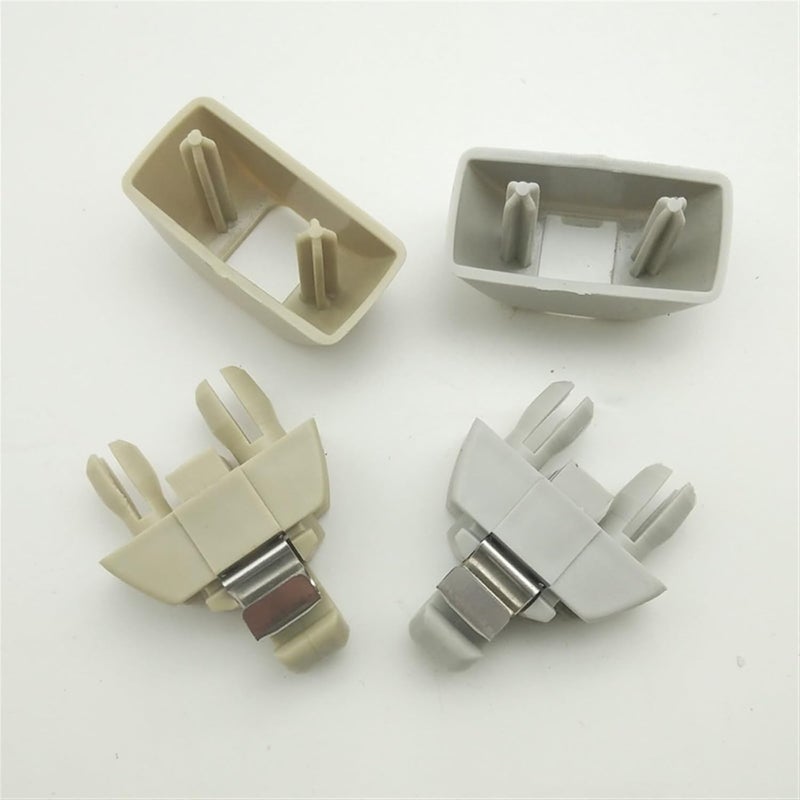 Wivplex 2pcs Sun Visor Hook Clips for A6 C6 VW Passat Polo Skoda - Image 4