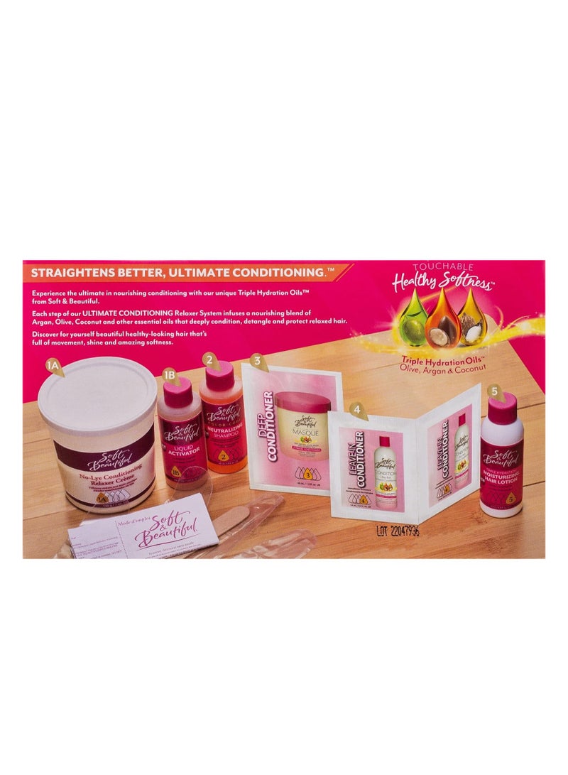 Soft & Beautiful No-Lye Ultimate Conditioning Relaxer Super Pack - Image 1