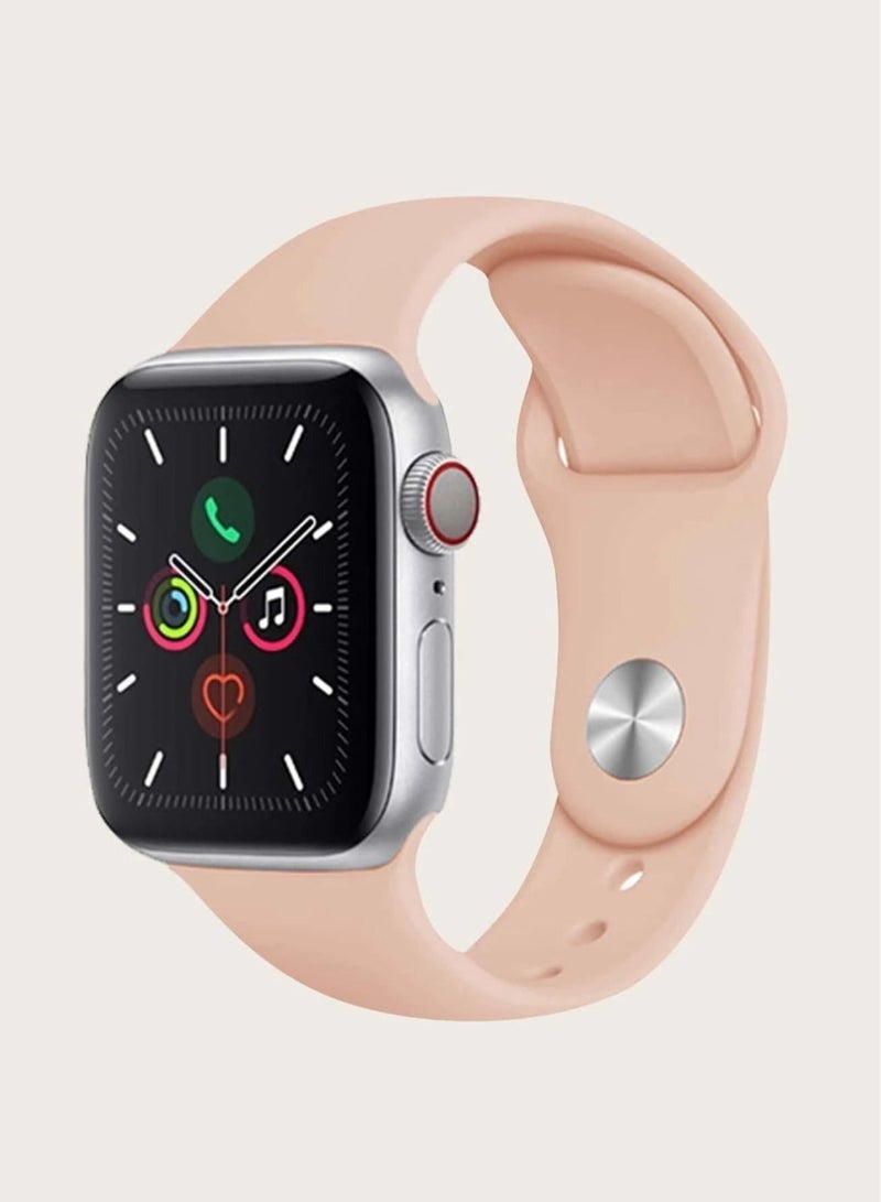 Apple Watch Band Replacement Strap For Series 5/6/7 42/44/45mm Dusty Pink - Image 2